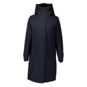 Krakatau Parkas Jacka Mörkgrå Qw504 Stil Blue, Dam