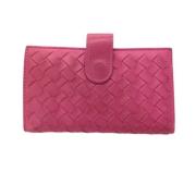 Bottega Veneta Vintage Pre-owned Laeder nyckelhllare Pink, Dam