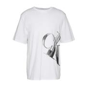 Calvin Klein Hyper Real Logo T-shirt White, Herr