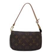 Louis Vuitton Vintage Pre-owned Canvas kuvertvskor Brown, Dam