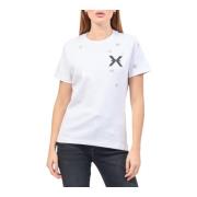 John Richmond Logotyp T-shirt för kvinnor White, Dam