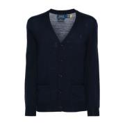 Ralph Lauren Finstickad kofta Blue, Herr