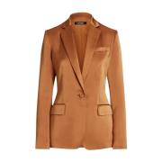 Ralph Lauren Satin Blazer Brown, Dam