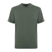 Hugo Boss Thompson 01 Logo Bomull T-shirt Green, Herr