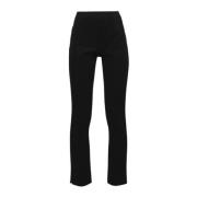 Liviana Conti Svarta Leggings i Tekniskt Tyg Black, Dam