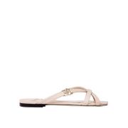 Jimmy Choo Platta Sandaler Pink, Dam