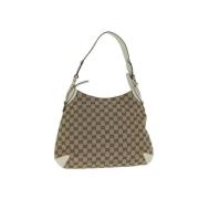 Gucci Vintage Pre-owned Canvas gucci-vskor Beige, Dam