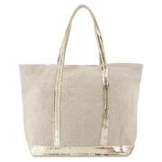 Vanessa Bruno Tyg totevskor Beige, Dam