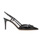 Valentino Garavani Elegant Slingback Skor Black, Dam