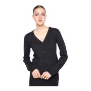 Silvian Heach Dam Cardigan Sweater Black, Dam