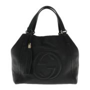 Gucci Vintage Pre-owned Laeder totevskor Black, Dam