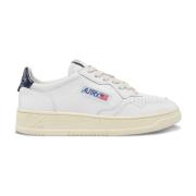 Autry Vintage Åttiotalet Inspirerad Lädersneaker White, Herr