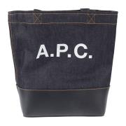 A.p.c. Tote Bags Blue, Herr