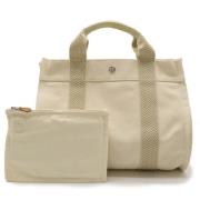 Hermès Vintage Pre-owned Canvas totevskor Beige, Dam