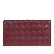 Bottega Veneta Vintage Pre-owned Laeder plnbcker Red, Dam