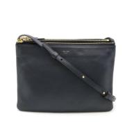 Celine Vintage Pre-owned Laeder crossbodyvskor Black, Dam