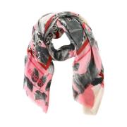 Blugirl Elegant Sidenscarf med Logotyptryck Multicolor, Dam