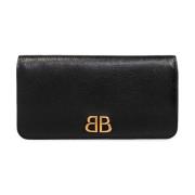 Balenciaga Snygg Svart Bifold Plånbok Black, Dam