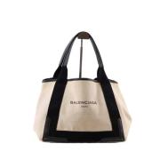 Balenciaga Vintage Pre-owned Bomull balenciaga-vskor Beige, Dam