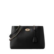 Mulberry Kedja Tote Svart Elegant Funktionell Version Black, Dam