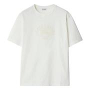 Burberry Casual Herr T-shirt i Krita White, Herr