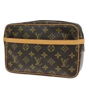 Louis Vuitton Vintage Pre-owned Canvas kuvertvskor Brown, Dam