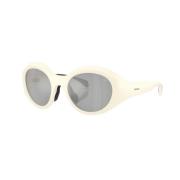 Moncler Me8005 50028V Sunglasses White, Unisex