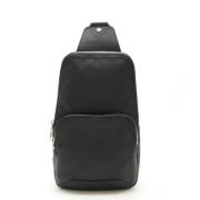 Louis Vuitton Vintage Pre-owned Laeder crossbodyvskor Black, Dam