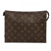 Louis Vuitton Vintage Pre-owned Canvas louis-vuitton-vskor Brown, Dam