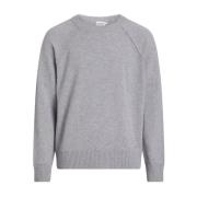 Calvin Klein Round-neck Knitwear Gray, Herr