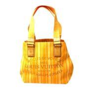 Louis Vuitton Vintage Pre-owned Tyg louis-vuitton-vskor Yellow, Dam