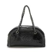 Chanel Vintage Pre-owned Plast handvskor Black, Dam