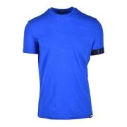 Dsquared2 Bomull Elastan Underkläder T-shirt Blue, Herr