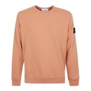 Stone Island Casual Hooded Sweatshirt Orange, Herr