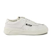 Msgm Gummisula Sneakers White, Herr