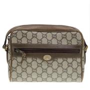 Gucci Vintage Pre-owned Canvas gucci-vskor Beige, Dam