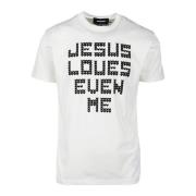 Dsquared2 Bomull T-shirt White, Herr