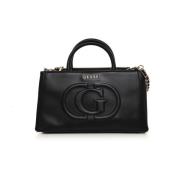 Guess Eco Mietta Society Handväska Black, Dam