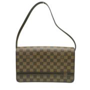 Louis Vuitton Vintage Pre-owned Canvas handvskor Brown, Dam