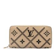 Louis Vuitton Vintage Pre-owned Laeder plnbcker Beige, Dam