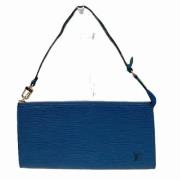 Louis Vuitton Vintage Pre-owned Tyg louis-vuitton-vskor Blue, Dam