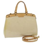 Louis Vuitton Vintage Pre-owned Laeder handvskor Beige, Dam