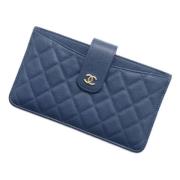 Chanel Vintage Pre-owned Laeder plnbcker Blue, Unisex