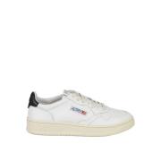 Autry Vit Läder Sneaker med Sidologo White, Herr