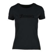 Herno Laminar Bomull T-shirt Black, Dam