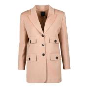 Pinko Elegant Ullblandning Blazer Pink, Dam