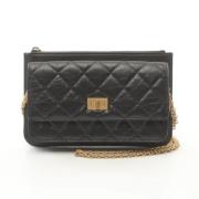 Chanel Vintage Pre-owned Laeder chanel-vskor Black, Dam