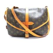 Louis Vuitton Vintage Pre-owned Canvas louis-vuitton-vskor Brown, Dam