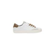 Sun68 Läder Sneaker Street Tennis Stil White, Herr