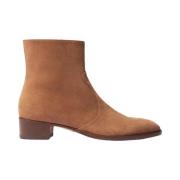 Scarosso Warren Suede Ankelboots Brown, Herr